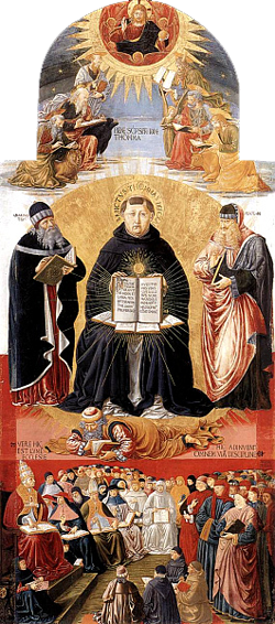 Benozzo Gonzoli, Triumf św. Tomasza z Akwinu (1471)